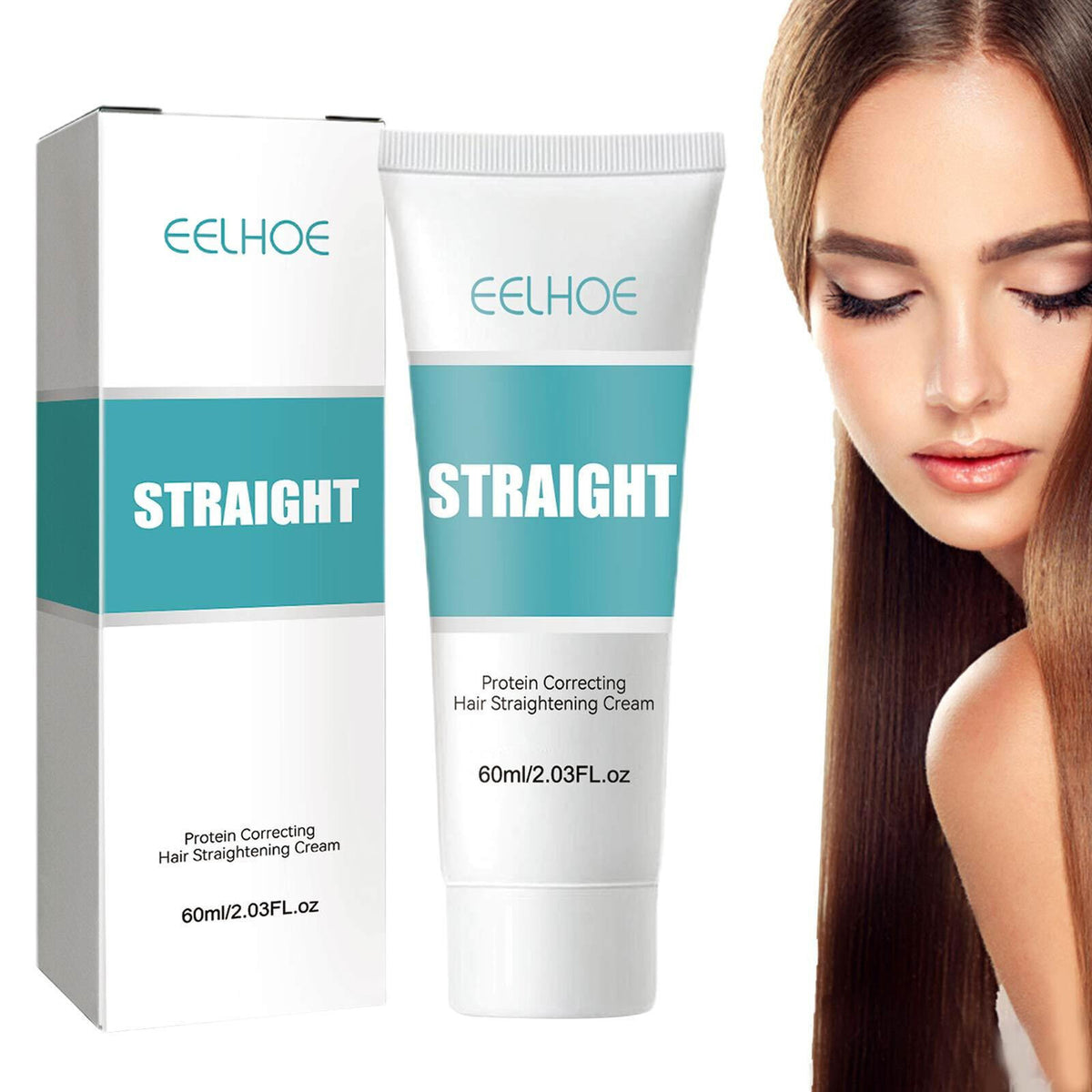 Protein Hair Straightening Cream - Silk & Gloss, 60ml - All Variants