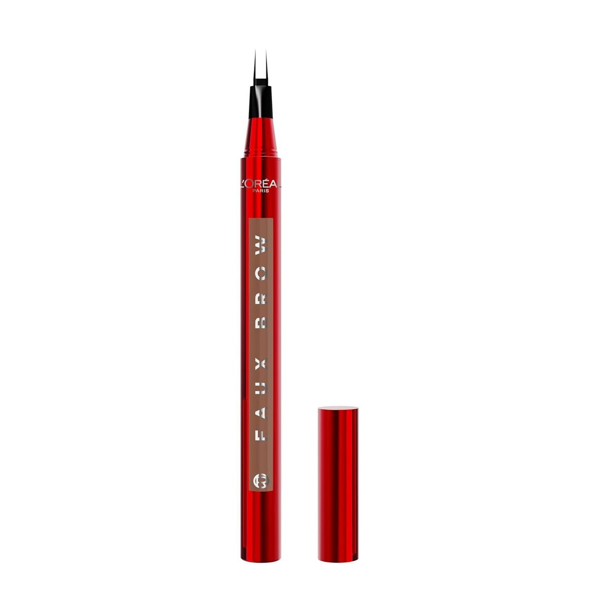 Hair-Like Eyebrow Filling Pen with Double-Brush Tip for Natural, Fuller Brows