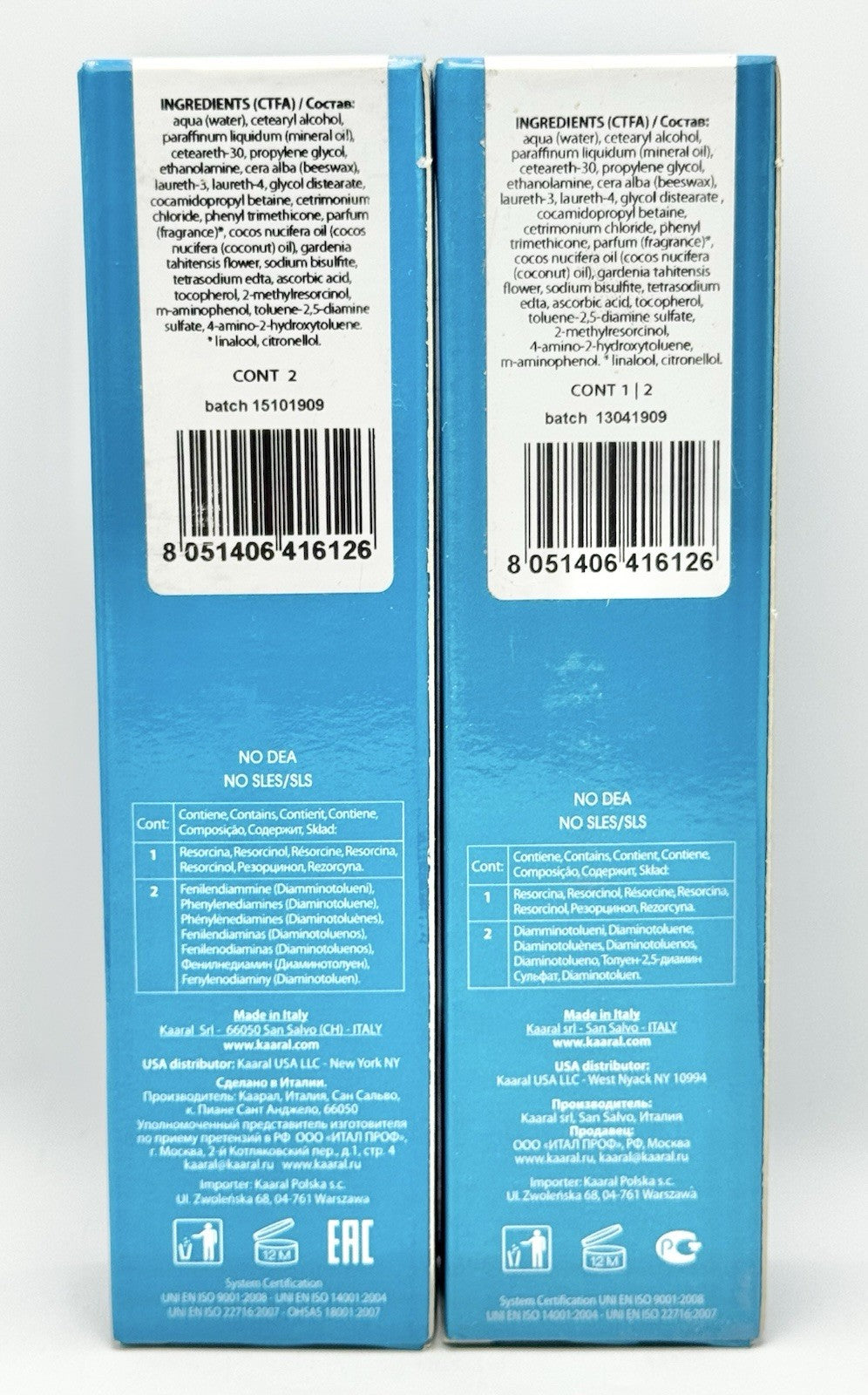 Permanent Hair Color 7.85 Medium Brunette Mahogany – 2 Pack
