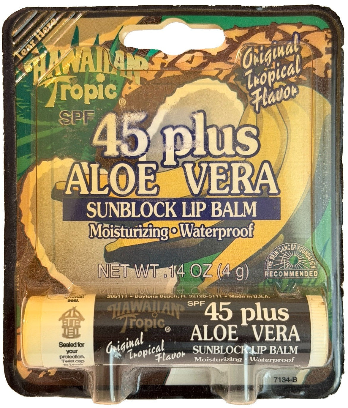 Sunblock Lip Balm with Aloe & Vanilla Mint SPF 45 - 1.4 oz