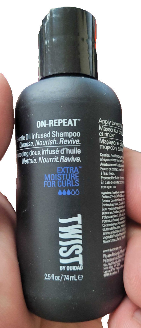 Extra Moisture Curl Shampoo for Natural Curls 12-Pack - Oil Infused