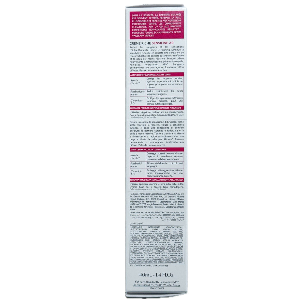 SVR Sensifine AR Anti-Redness Cream 40ml