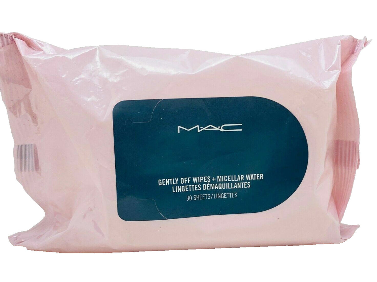 MAC Gently Off Micellar Water & Facial Wipes Set - 30 Sheets Cleansers