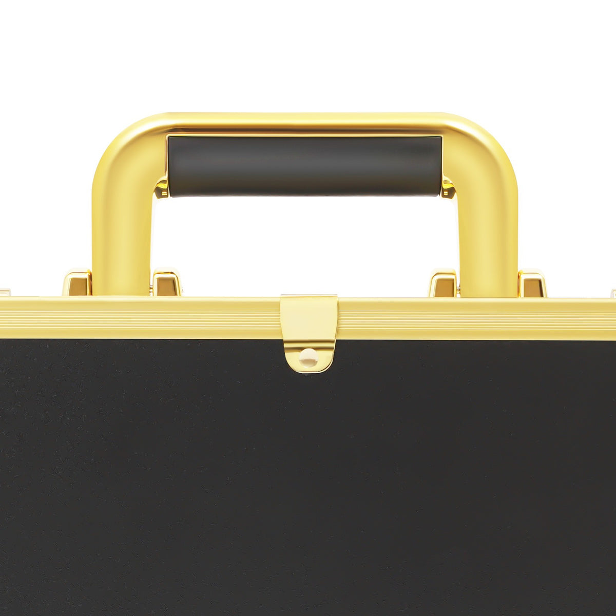 Professional Gold Barber Salon Tool Storage Travel Carry Case