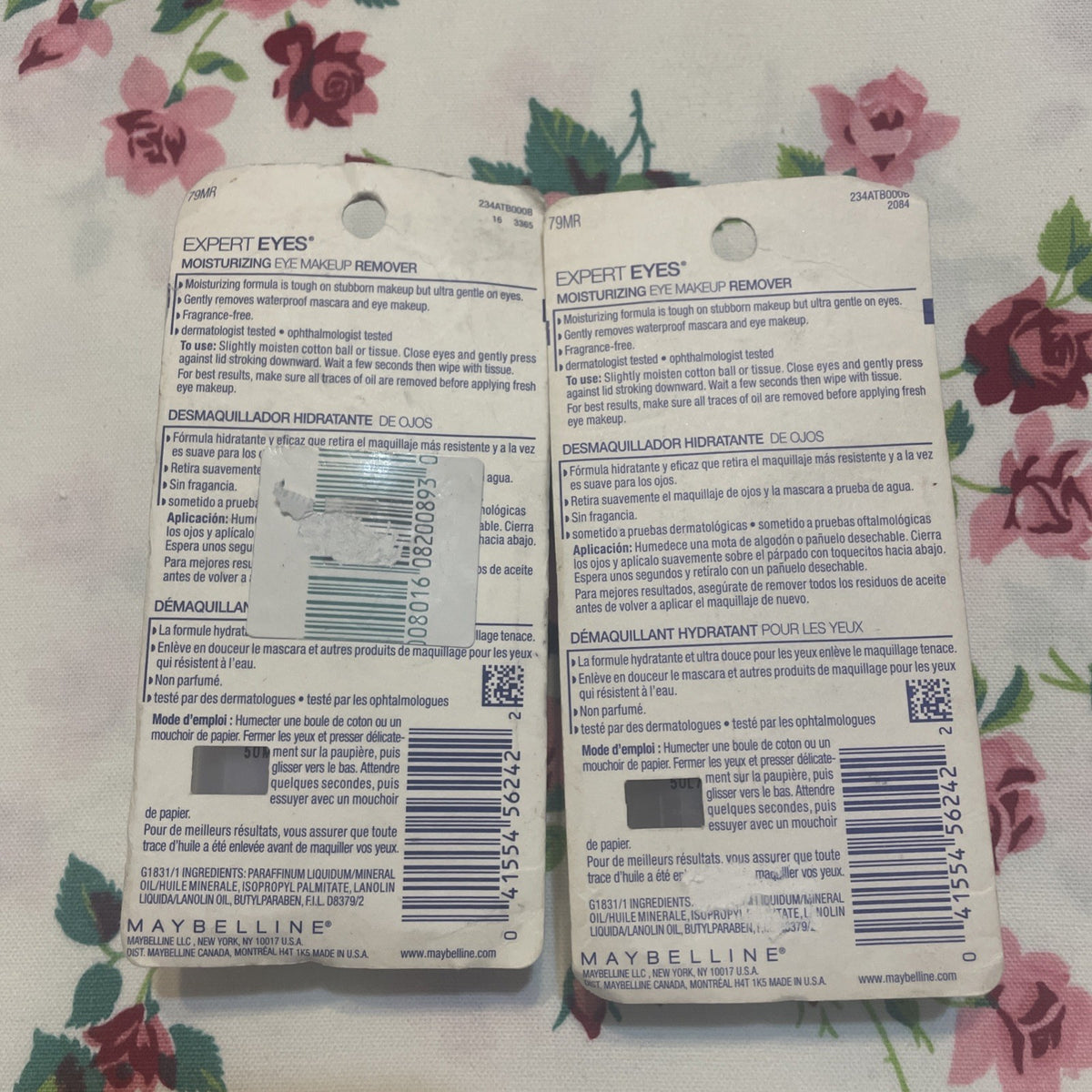 Maybelline Expert Eyes Waterproof Eye Makeup Remover 2.3oz - Moisturizing & Gentle