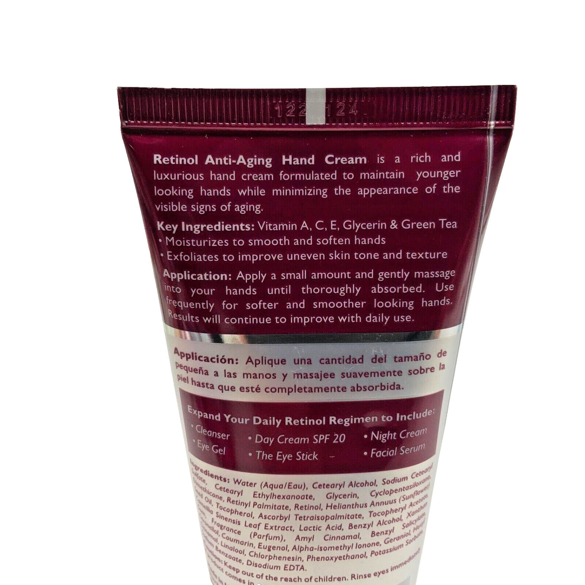 Retinol Hand Cream for Moisturizing Nails & Cuticles - 3.4oz