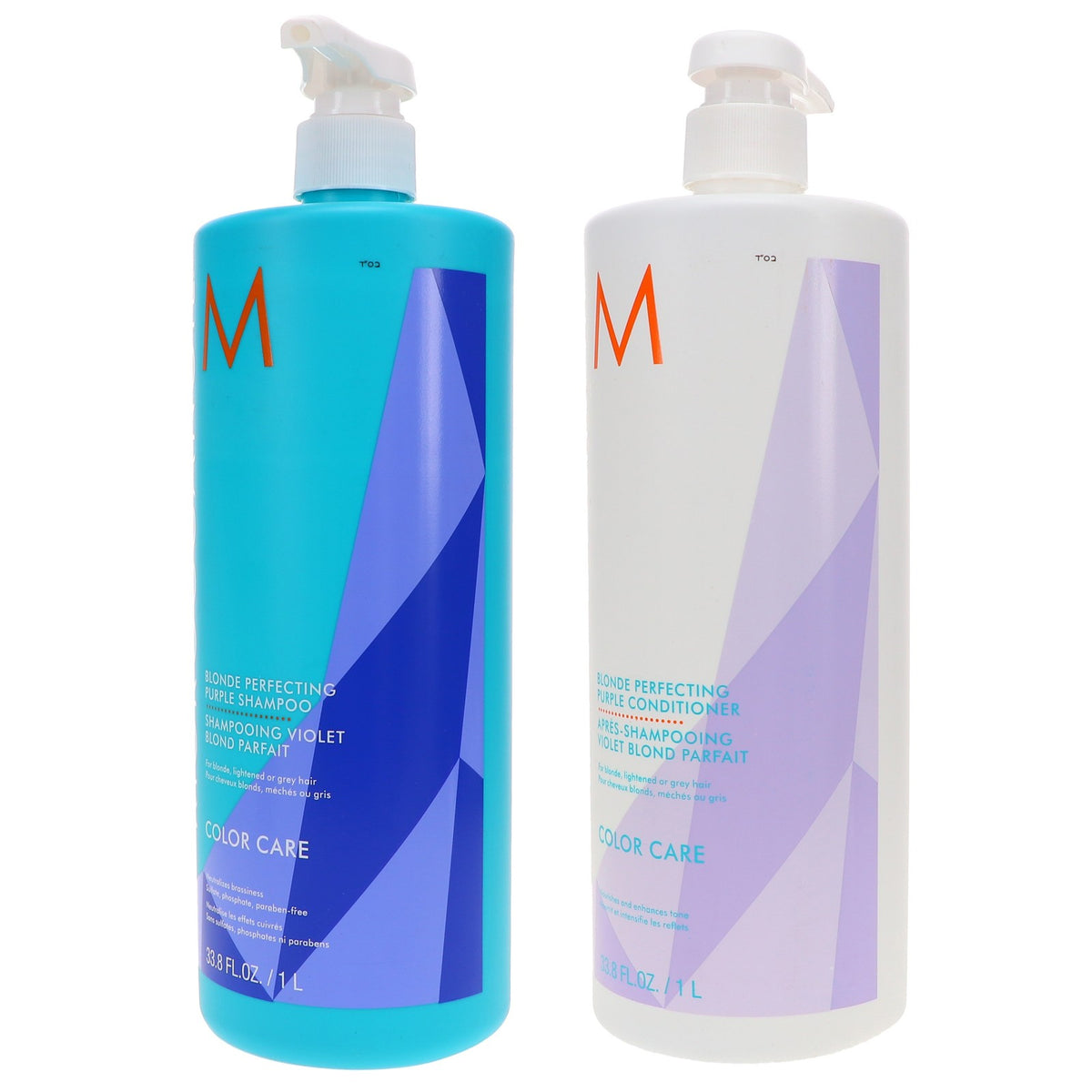 Purple Shampoo & Conditioner Set for Blonde Hair - 33.8 oz Each