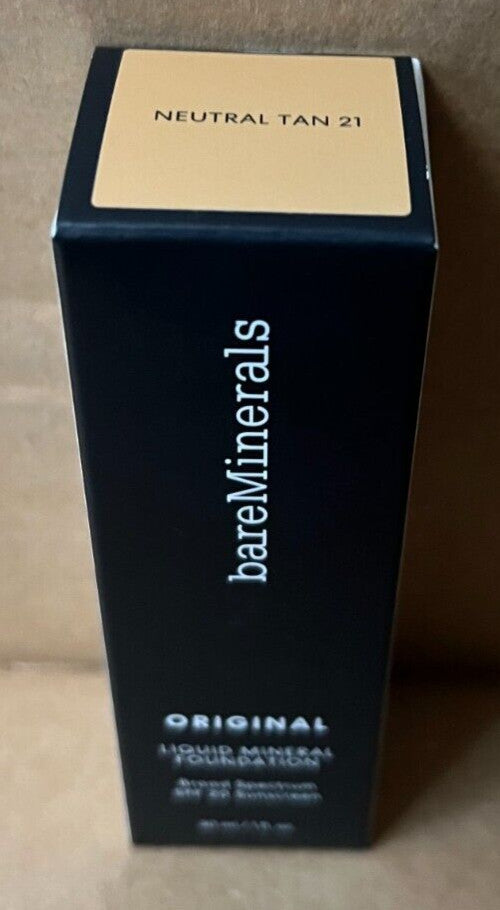 BareMinerals Liquid Mineral Foundation SPF 20 Neutral Tan 21 - Natural Face Makeup