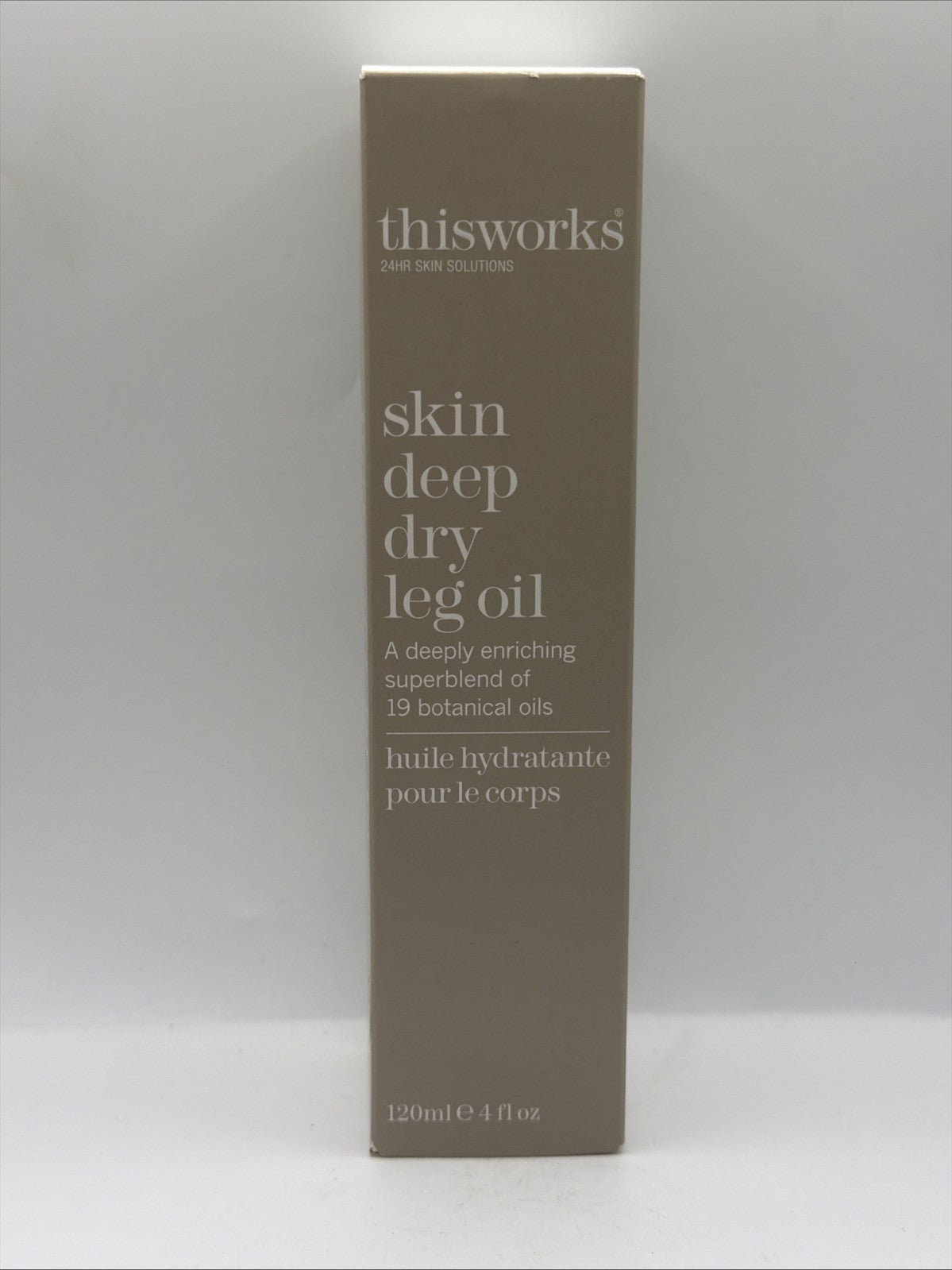 This Works Skin Deep Dry Leg Oil 4oz - Nourishing Body Oil for Dry Skin
