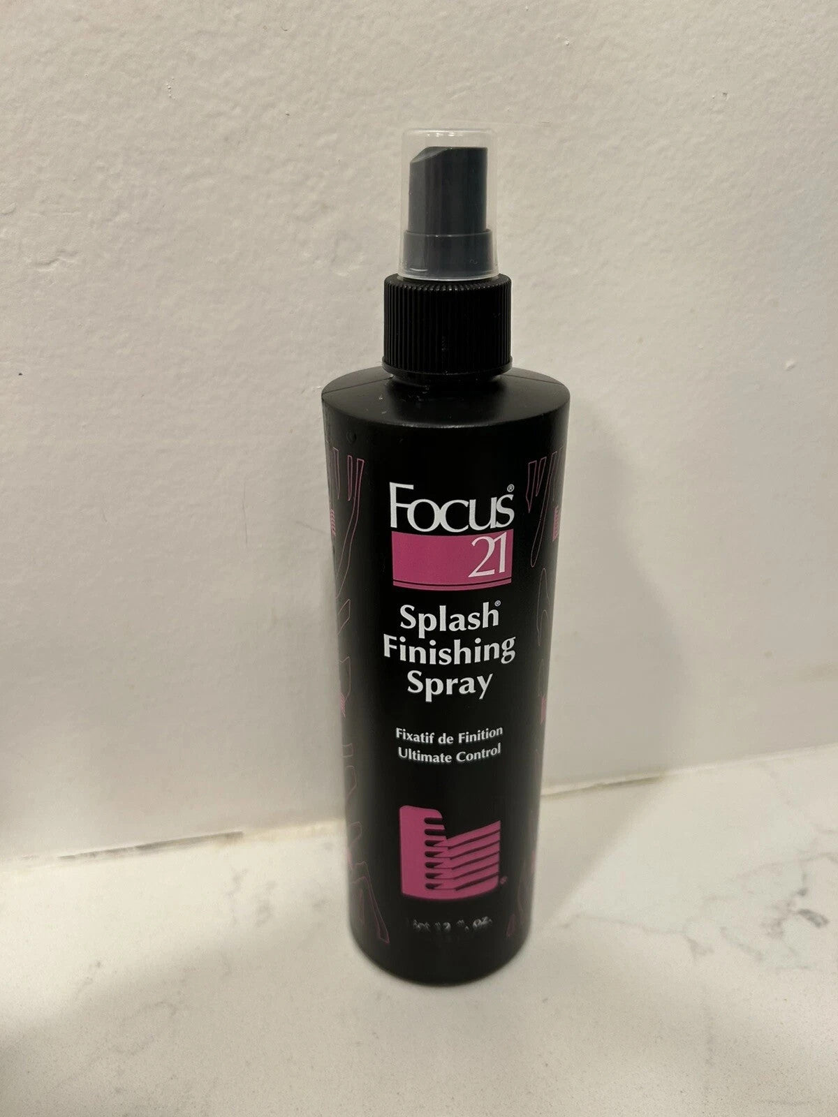 Focus 21 Splash Finishing Spray - Extra Firm Hold & Shine, 12 Fl Oz
