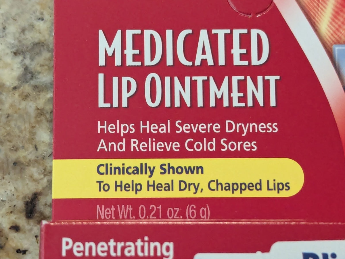 Medicated Lip Balm Set - Heal Dry Chapped Lips, 3 Pack 0.21 oz