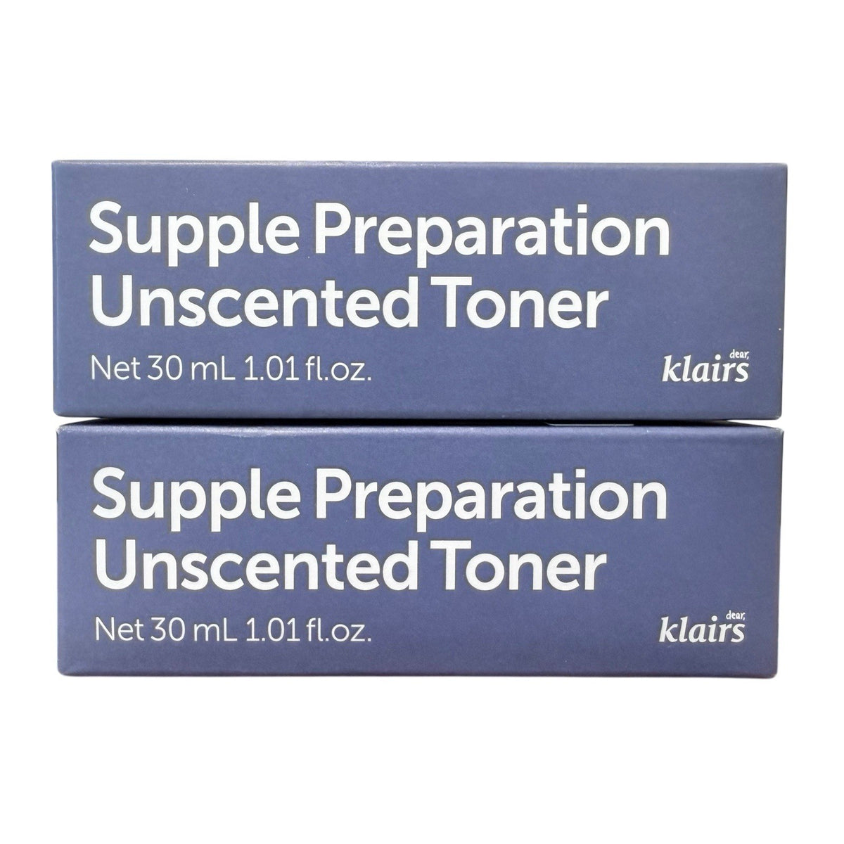 2 Pack Unscented Facial Toner - Klairs Supple Preparation 1.01 Oz Each