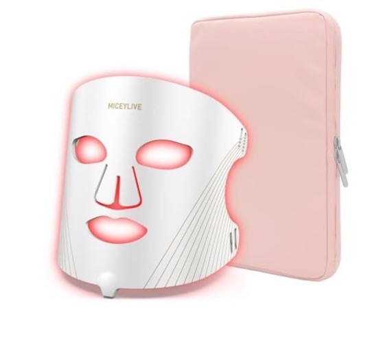 Red Light Therapy Face Mask - LED Skincare, 3 Modes