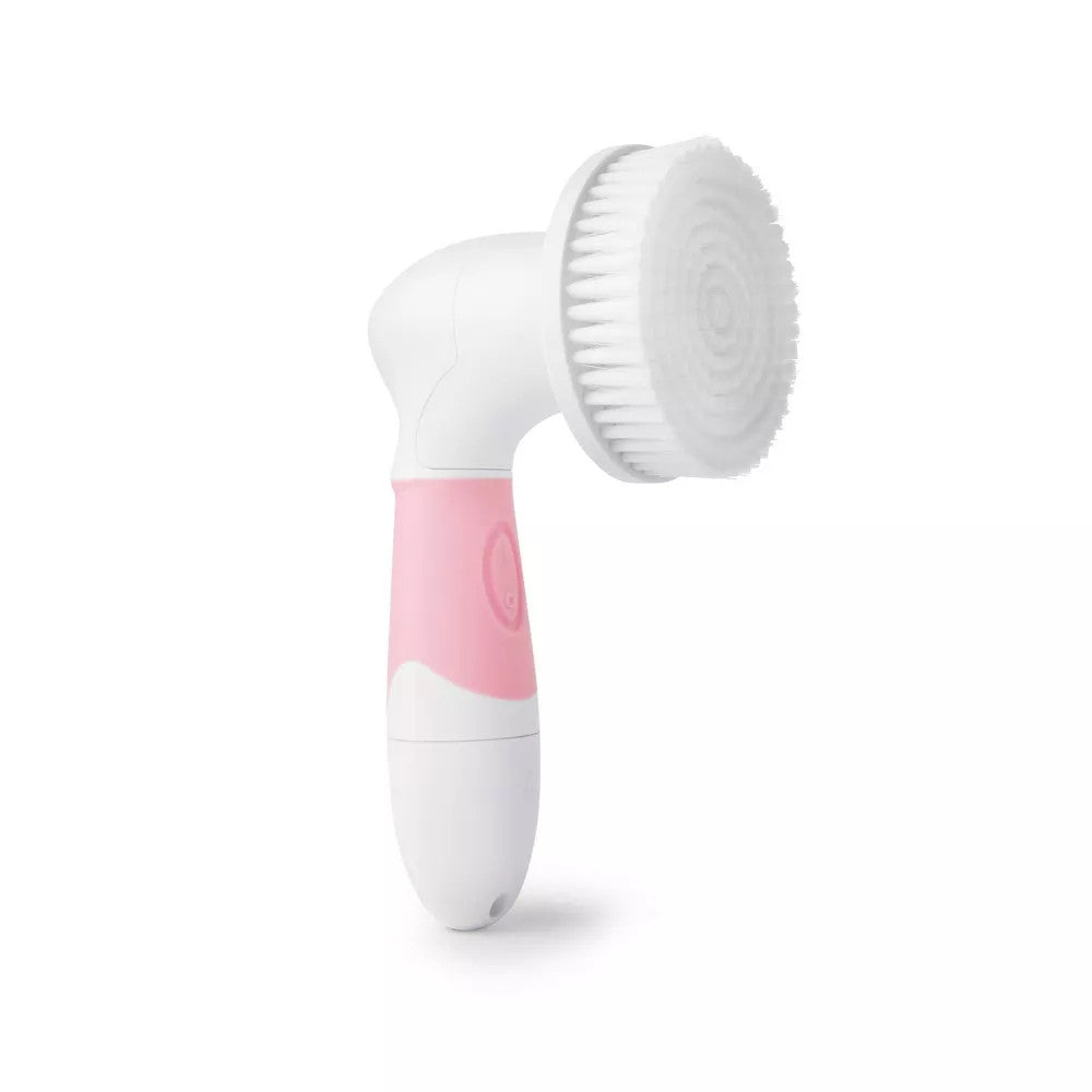 Facial & Body Cleansing System with Rotating Brush & Exfoliator