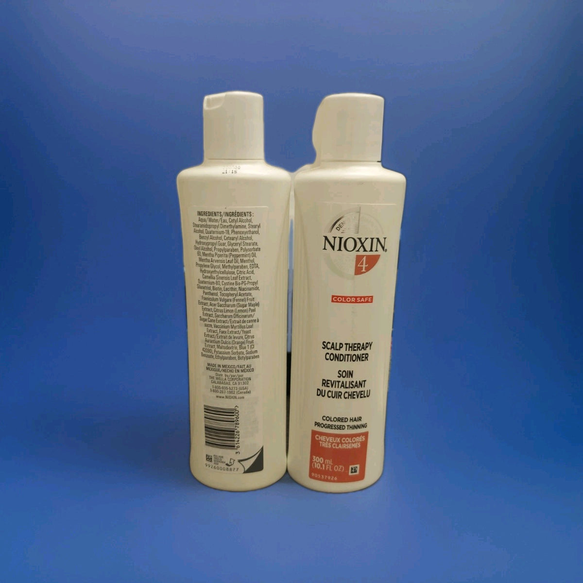 Nioxin System 4 Scalp Therapy Conditioner – Colored Hair, Progressed Thinning 10.1oz (2-Pack)