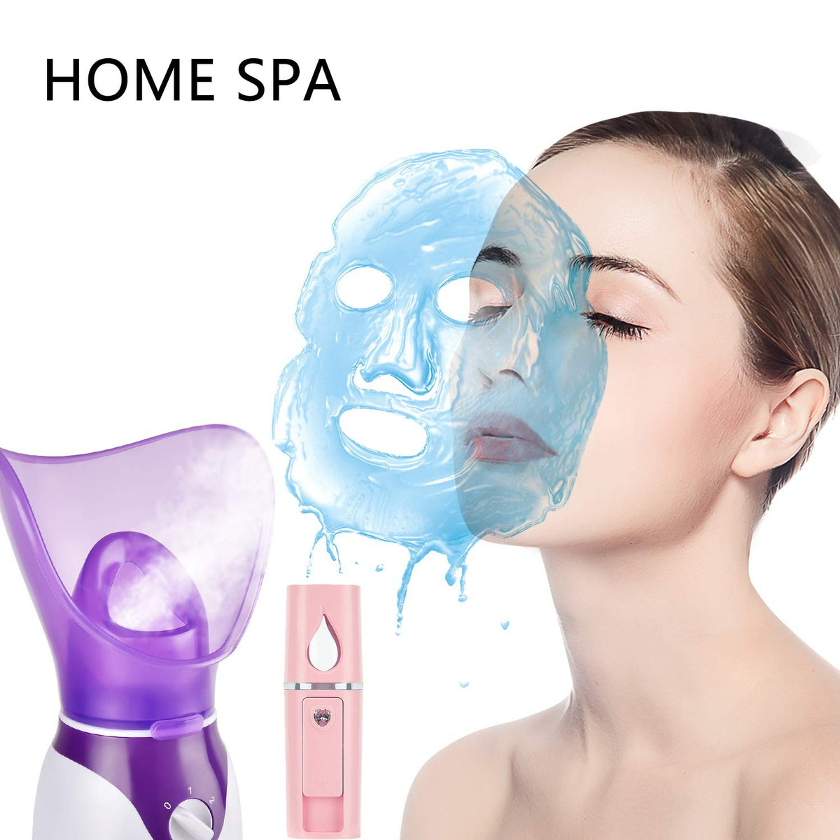Facial Steamer Nano Mist Sprayer Set - Deep Cleansing & Hydrating Skin Care