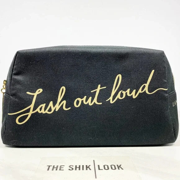 Lancôme Makeup Cosmetic Travel Bag in Black - Lash Out Loud -New