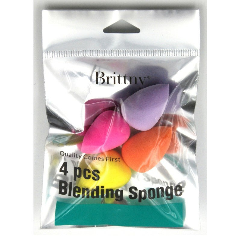 Mini Makeup Blending Sponges Set - 4 Professional Cosmetic Tools