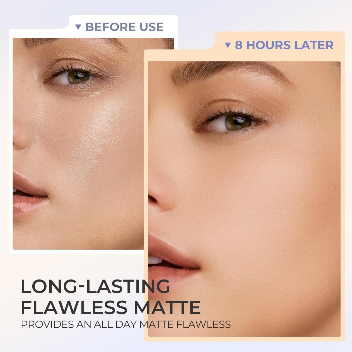 Waterproof Face Powder Set Shine Control & Fine Line Smoothing - 3 Shades