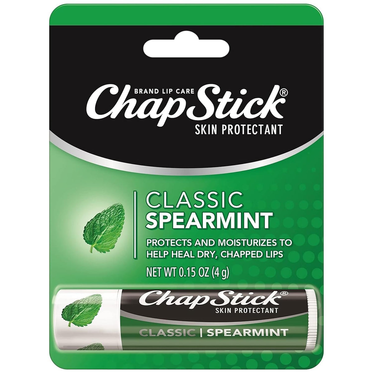 Pack of 5 Classic Spearmint Lip Balm Sticks - Moisturizing Lip Care