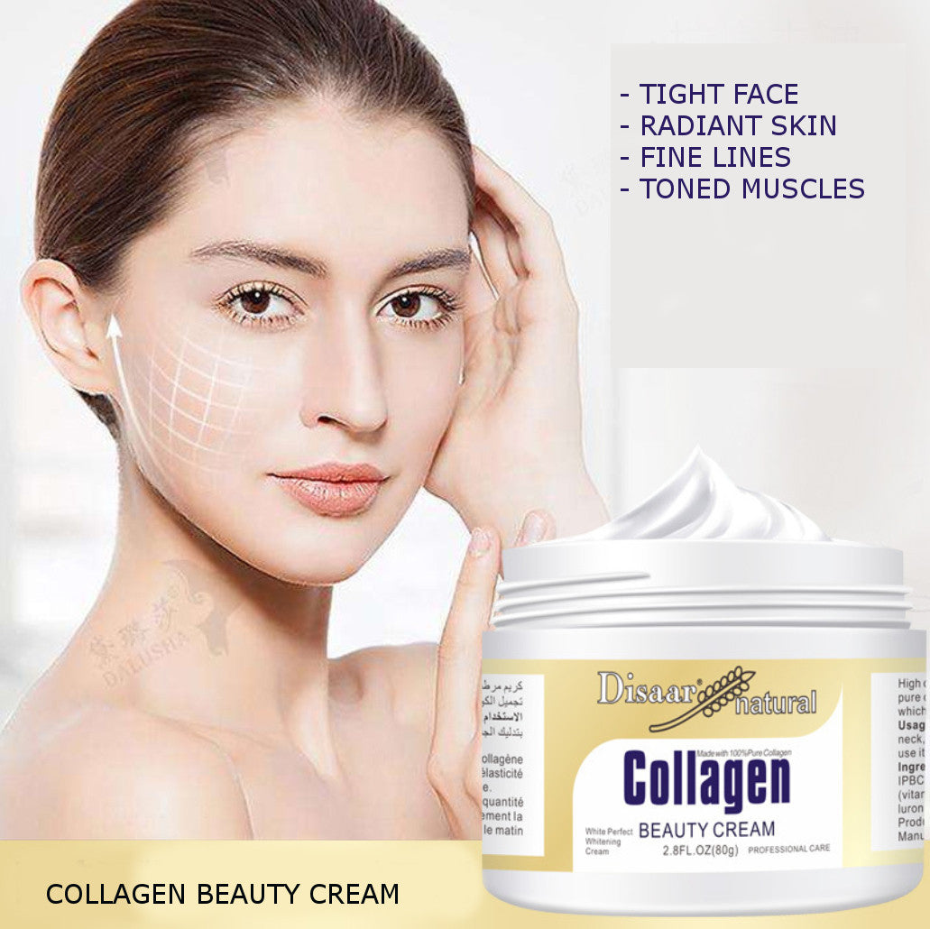 Pure Collagen Anti-Aging Face Cream - Moisturizing & Wrinkle Repair 80g
