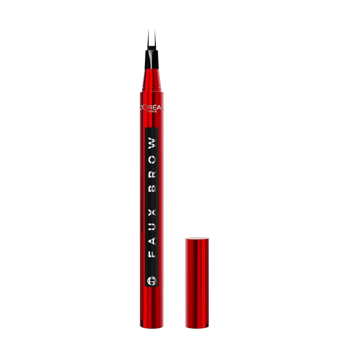 Hair-Like Eyebrow Filling Pen with Double-Brush Tip for Natural, Fuller Brows