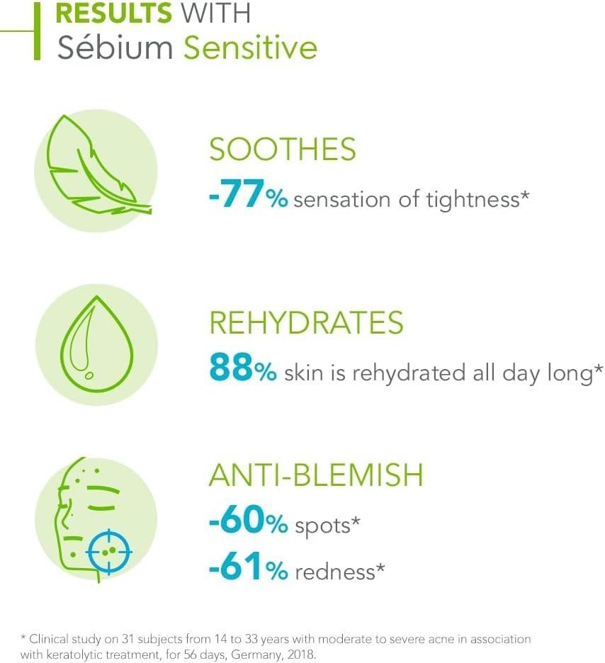 Bioderma Sebium Sensitive 30ml Moisturizer for Oily Skin
