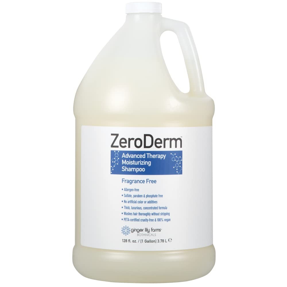 Fragrance-Free Hair Shampoo 128oz - Gentle, Moisturizing, All Hair Types