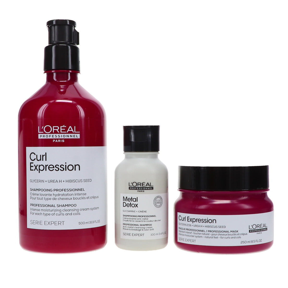 Curl Expression Hair Care Set for Curly Hair - Hydrating Shampoo & Mask