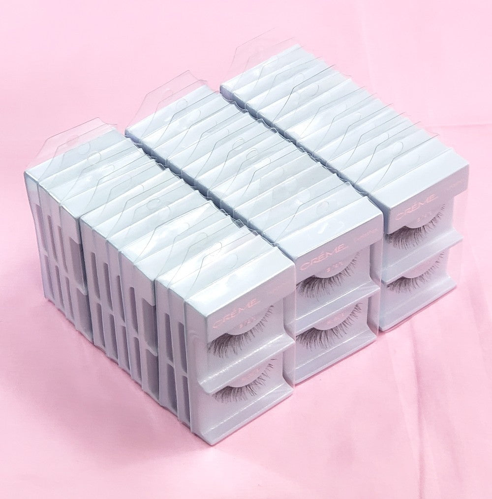 False Eyelashes Natural Seamless Look Pack - Reusable & Lightweight