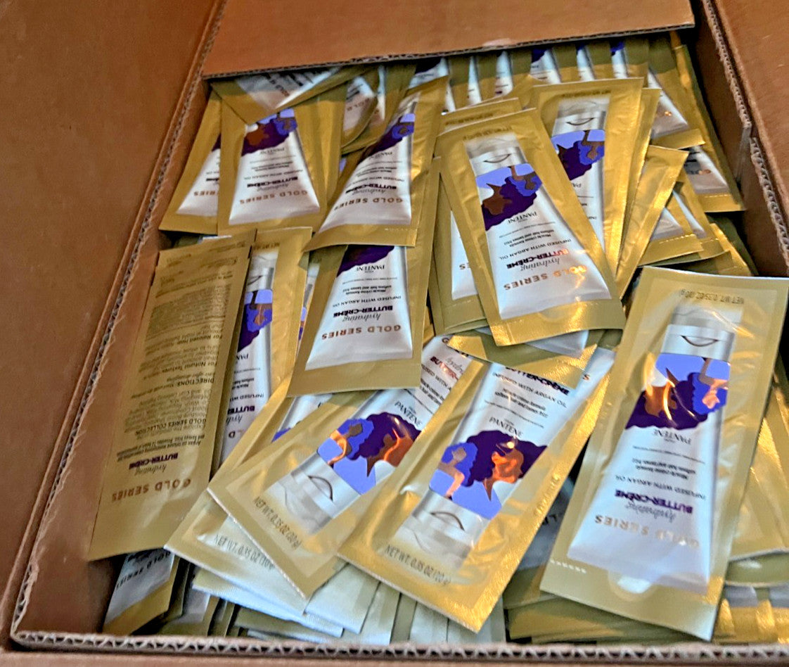 Travel Sample Pack of Pantene Gold Series Hydrating Butter-Creme 0.35oz - 20 Packs