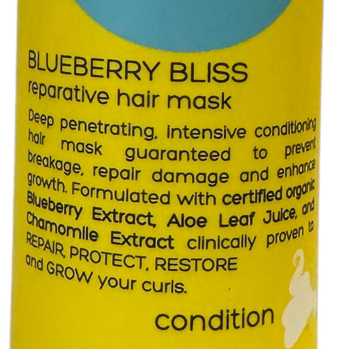 Lot of 4 Curls Blueberry Bliss Reparative Wash Mask Leave In Gel