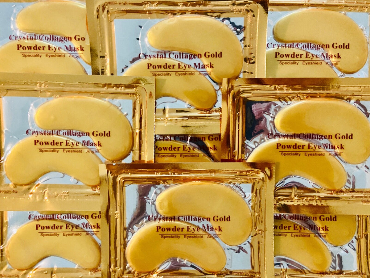 Gold Collagen Eye Mask Patches for Anti-Aging Dark Circles Wrinkles 100 Pairs