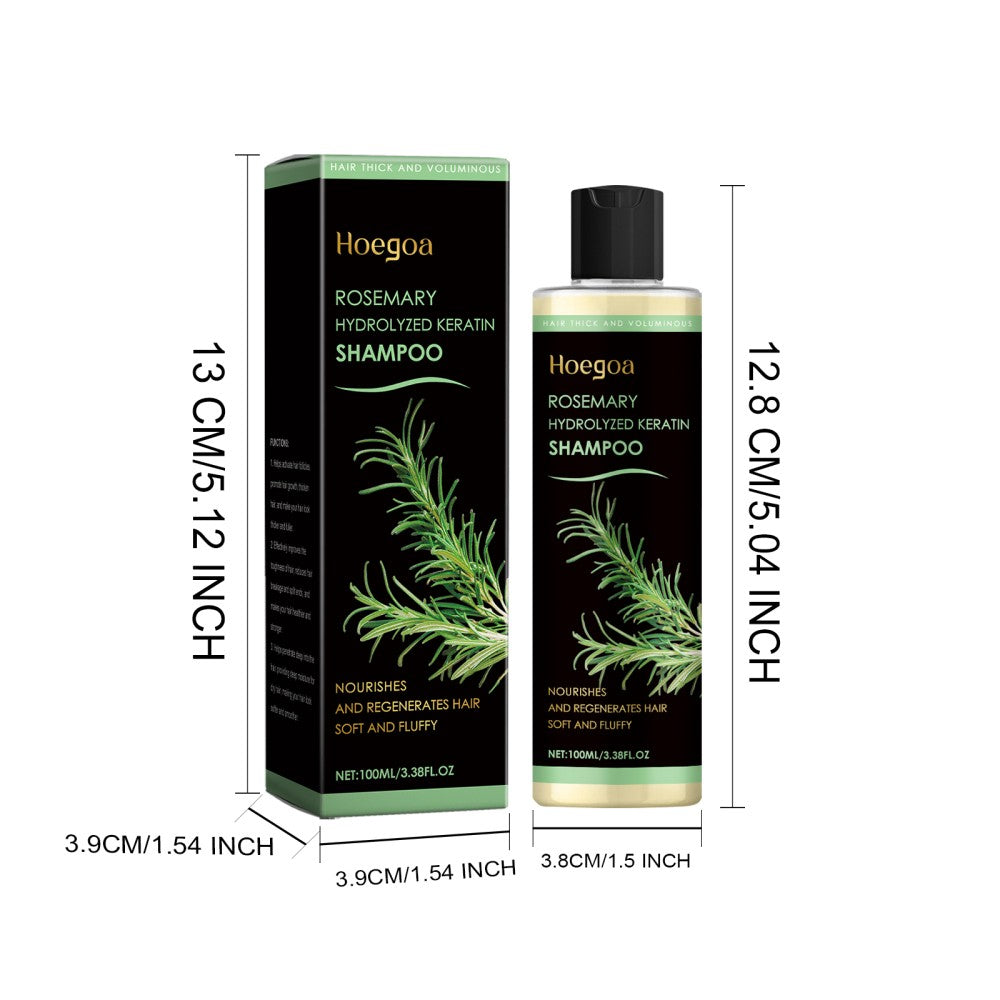 Rosemary Hair Growth Shampoo with Keratin - 2x 100ml