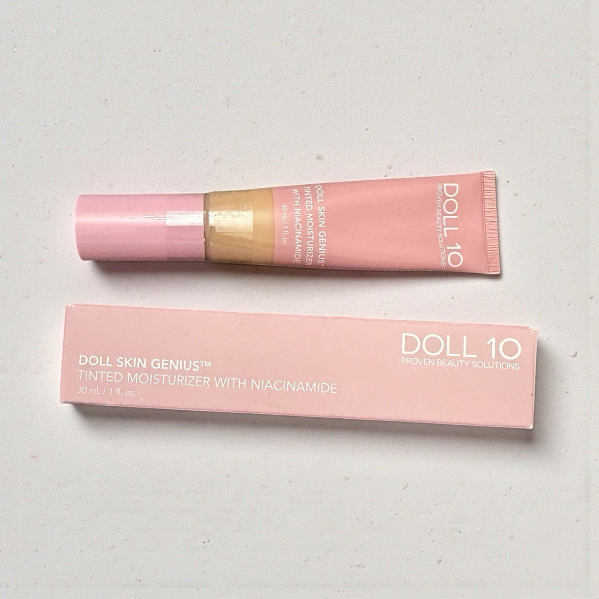 NIB~ Doll 10 Genius Tinted Moisturizer 1 fl oz Niacinamide # 2 Shade