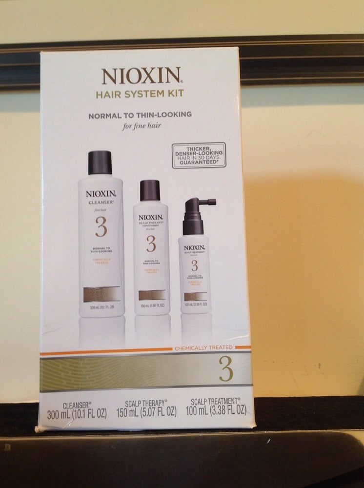 NIOXIN HAIR SYSTEM KIT 3 NORMAL TO THIN LOOKING For Fine