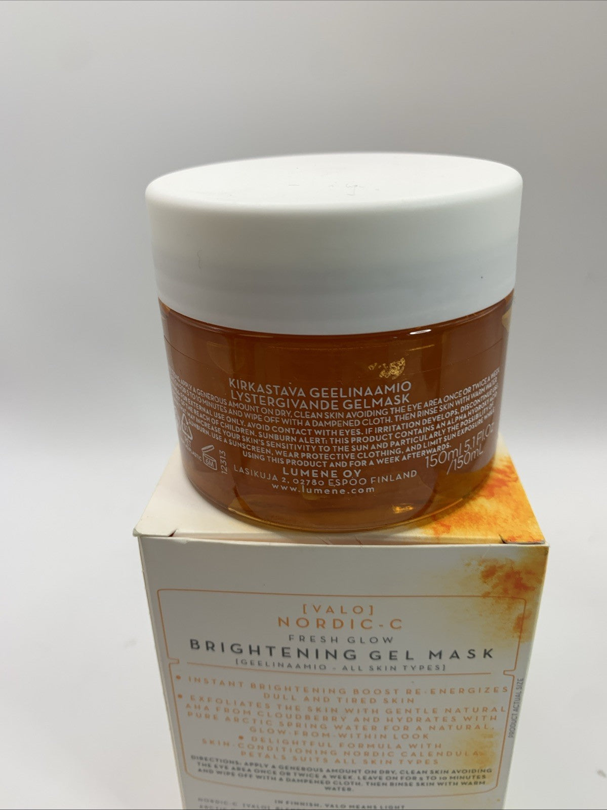 Vitamin C Brightening Gel Face Mask - 5.1oz