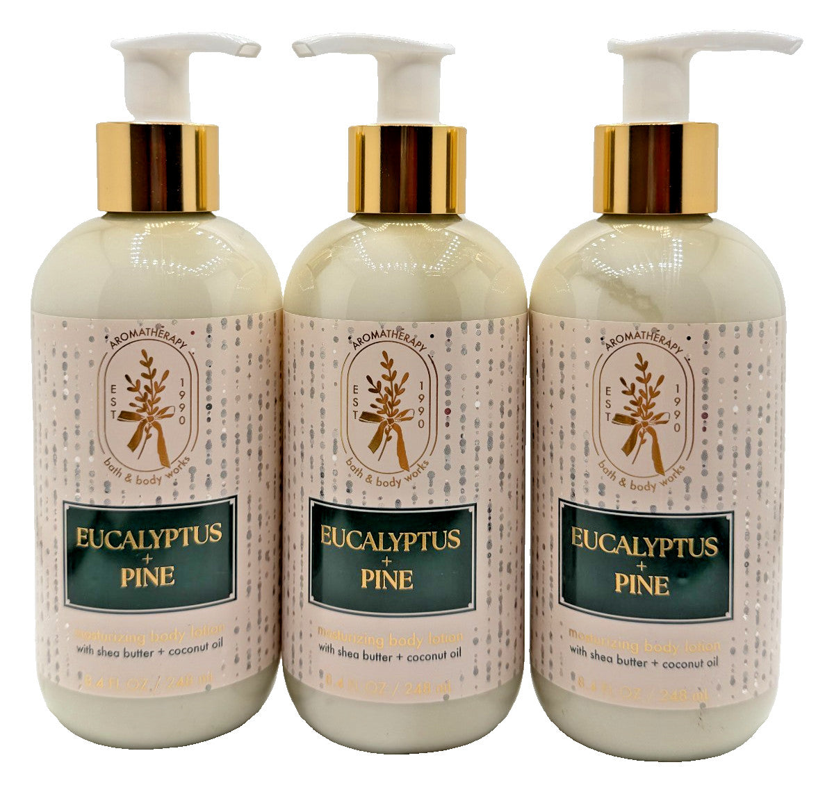 Eucalyptus Pine Body Lotion - 3 Pack, 8.4 oz Each