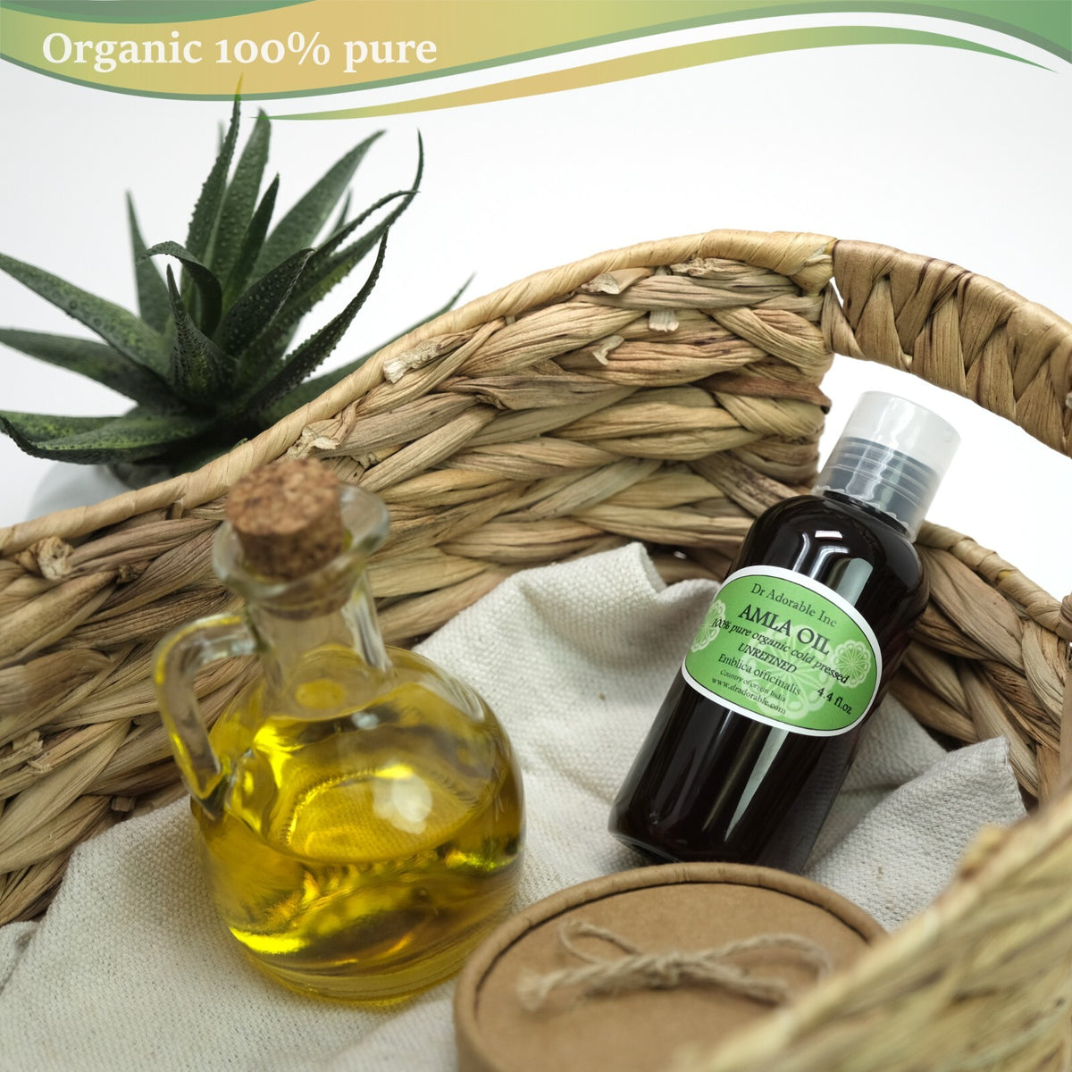 Organic Amla Oil 4 OZ - Cold Pressed Indian Gooseberry