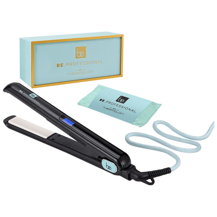 Be.Professional Digital Flat Iron with Thermolon Plates, 1 Inch