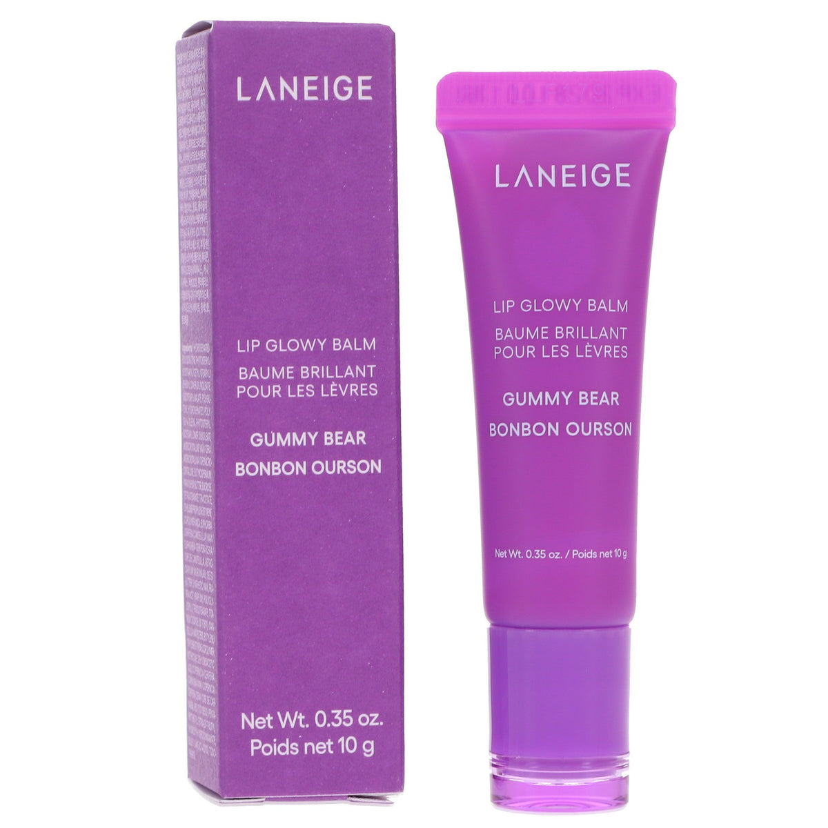 Lip Glowy Balm Gummy Bear - Sheer Tinted Lip Moisturizer 0.35 oz
