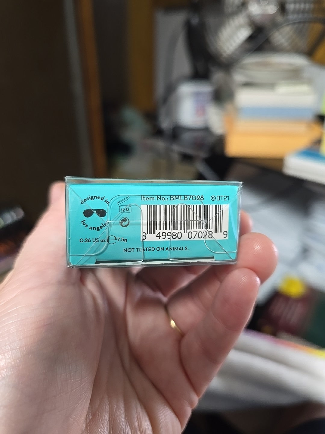 BT21 Lip Balm Set - Chocolate Macaron Lip Moisturizer with Nibs