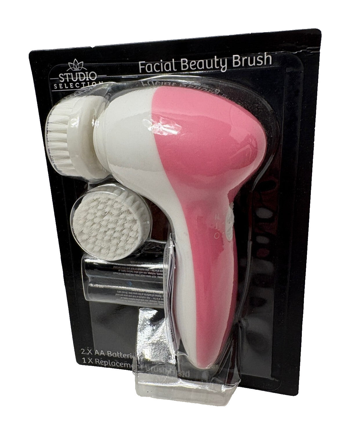 Facial Cleansing Brush with Batteries & Replacement Head - Skin Care Tool
