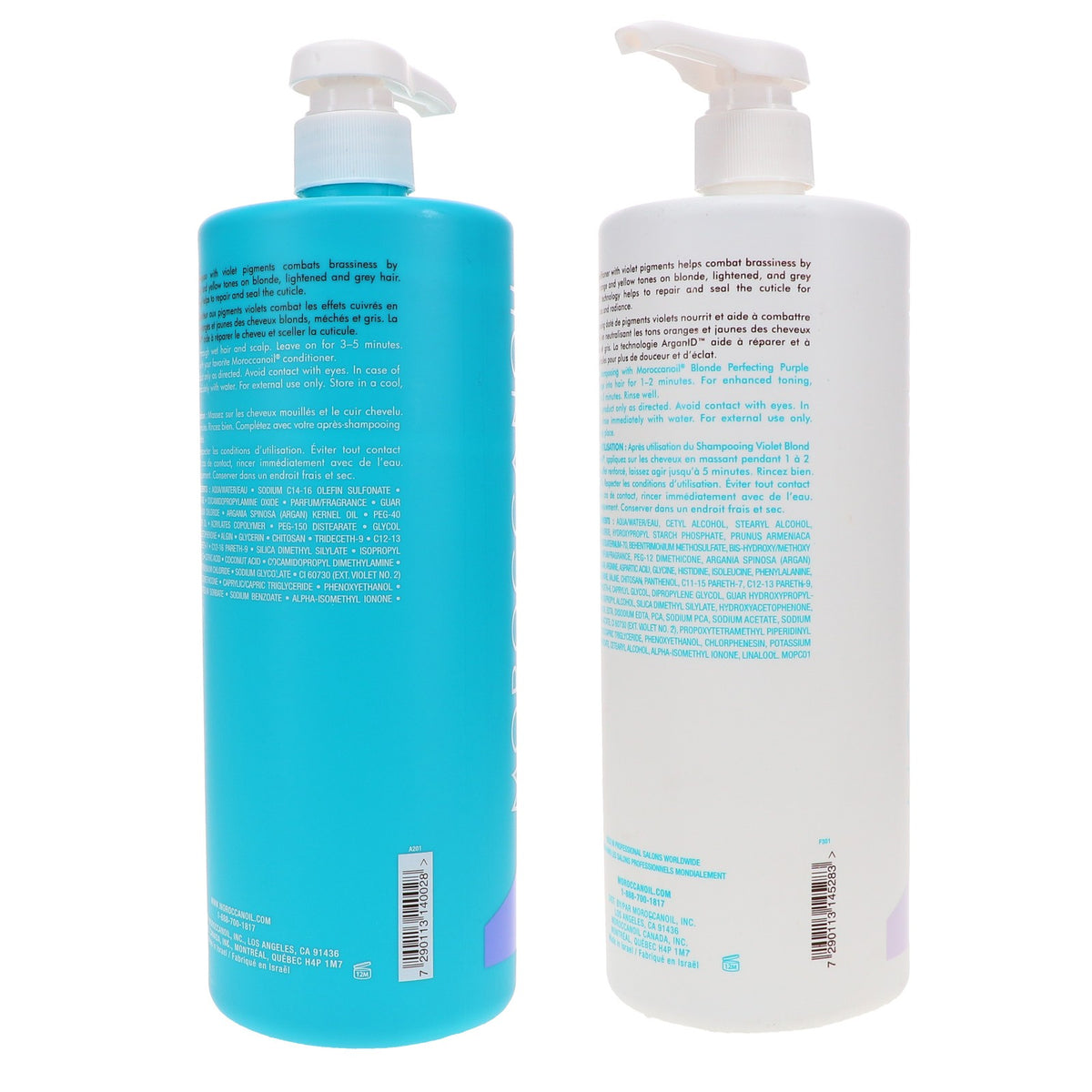Purple Shampoo & Conditioner Set for Blonde Hair - 33.8 oz Each