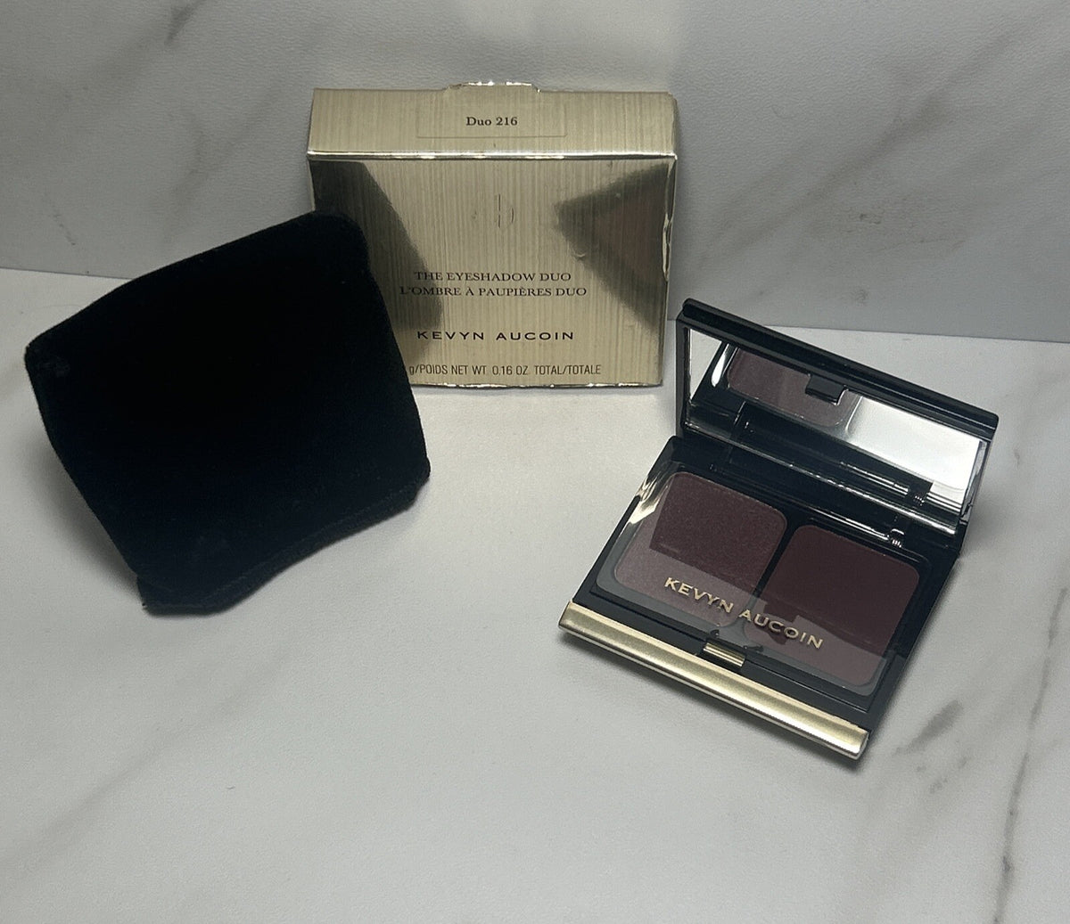 Eyeshadow Duo - Silvered Lilac & Bloodroses, 4.8g, Dual Color Palette