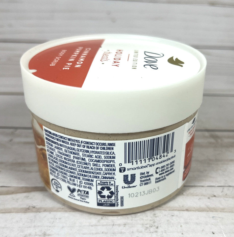 Dove Limited Edition Holiday Treats CINNAMON PUMPKIN PIE Body Scrub
