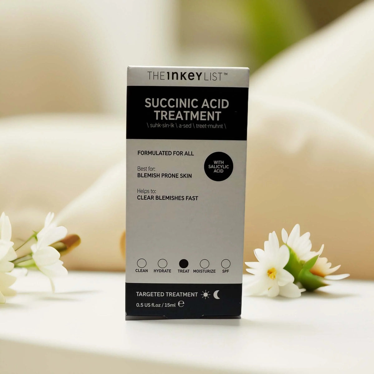 Acne Treatment Set with Salicylic Acid, Niacinamide & Spot Treatment - 3 Full-Size Products
