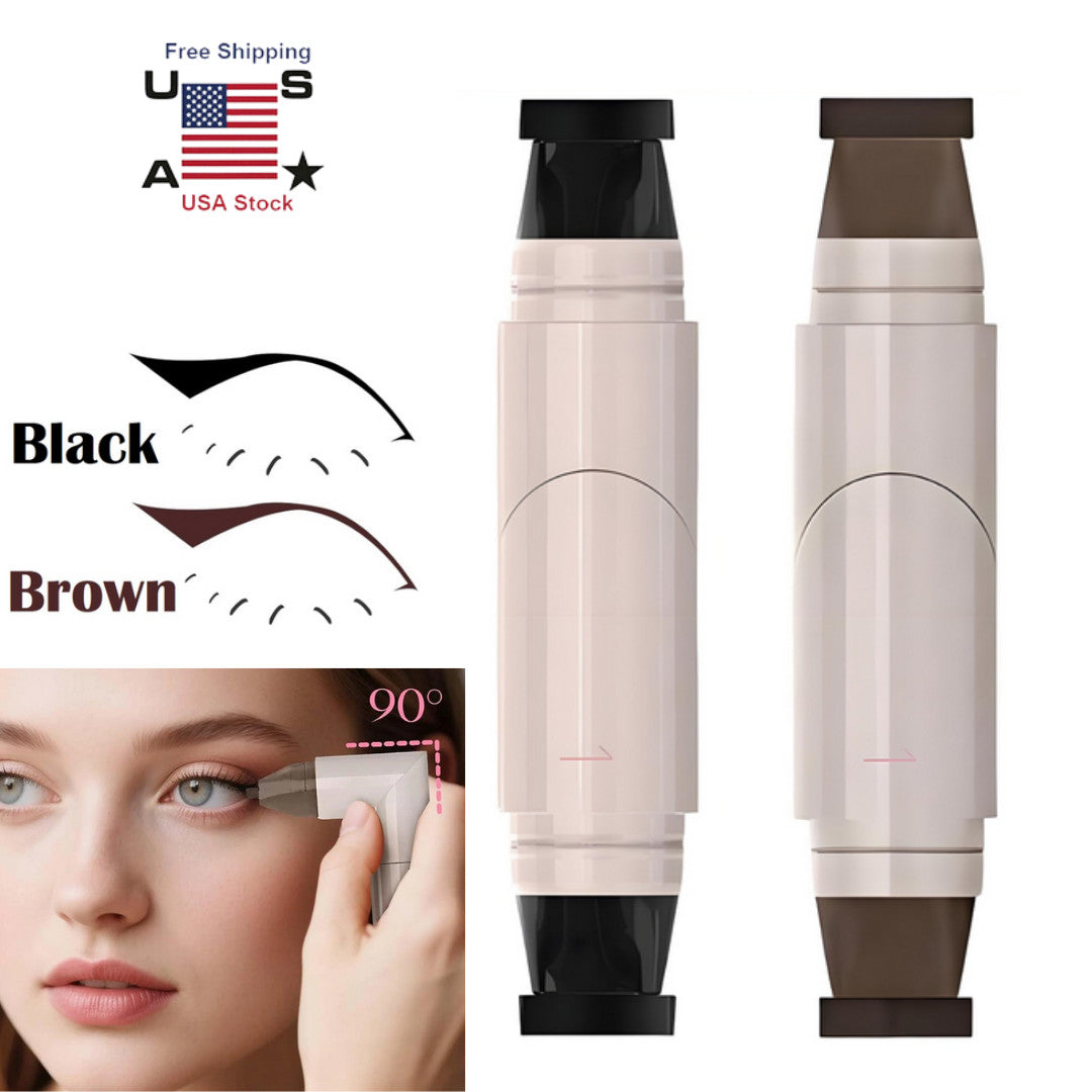 Dual-Ended Eyeliner Stamp for Cat Eye Makeup Waterproof Easy to Apply