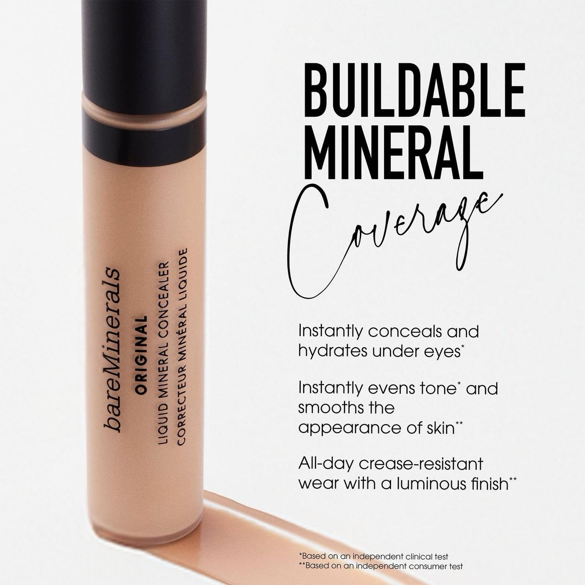 Liquid Mineral Concealer Medium 3N Full Size 0.2 oz - Flawless Face Makeup