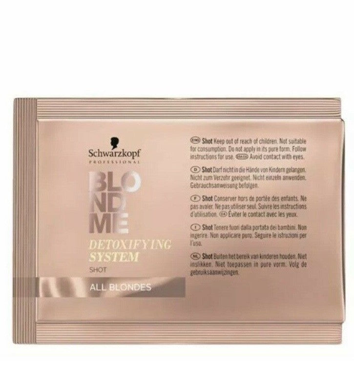 Schwarzkopf BlondMe Detox Shot 5-Pack Hair Detox & Clarifying Treatment